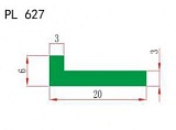 Профиль скольжения PL 627 высокомолекулярный