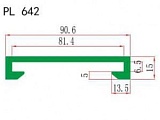 Профиль скольжения PL 642 высокомолекулярный